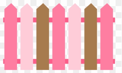 Fazendinha Png - Pink Fence Clipart
