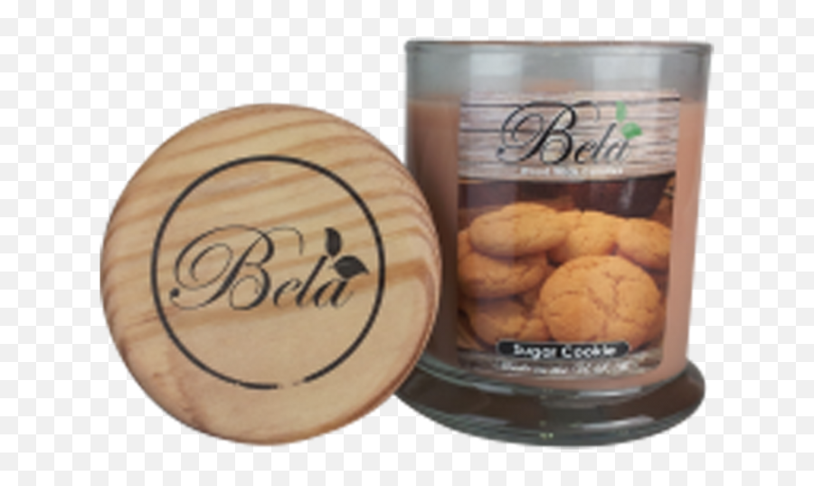 Bela Home Fragrances Sugar Cookie Wood Wick Candle 9 Oz - Sugar Cookie Png,Sugar Cookie Png