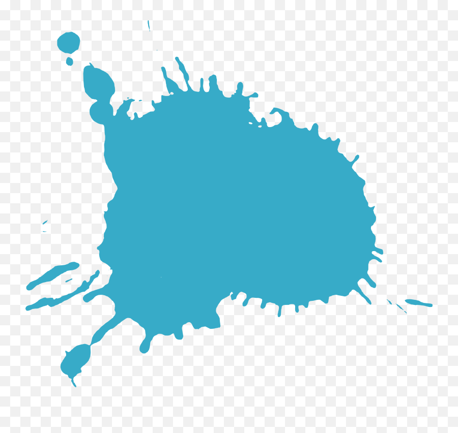 Blue Paint Splatter Png Free Images Transparent U2013 - Portable Network Graphics,Paint Splatter Png