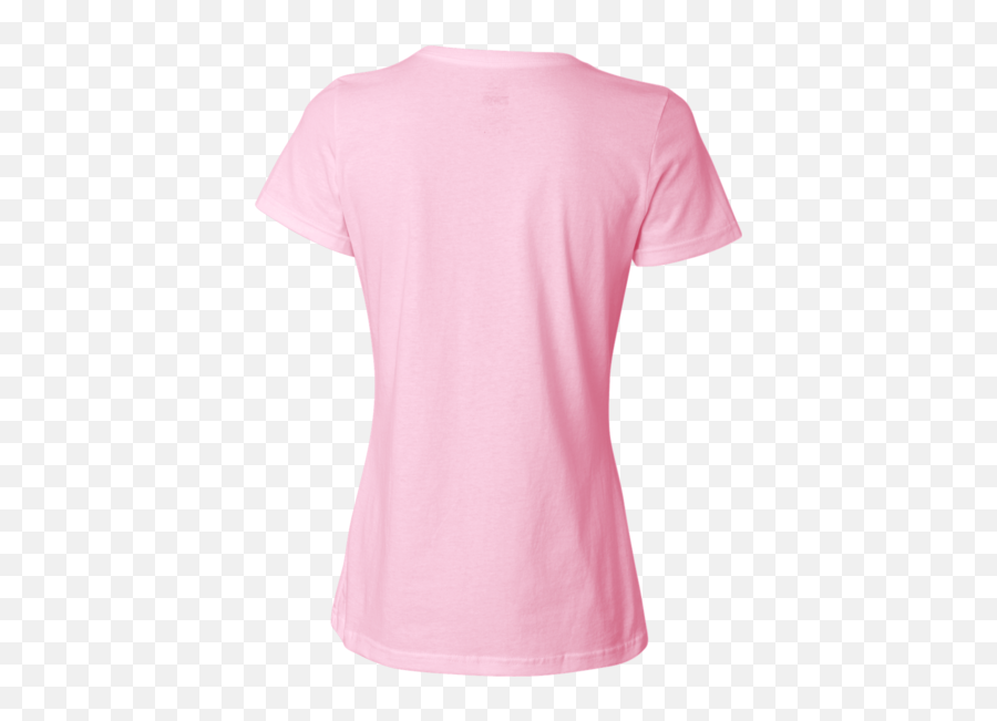 Download Light Pink Womens T Shirt Back - Full Size Png Light Pink Pink T Shirt,Blank Tshirt Png