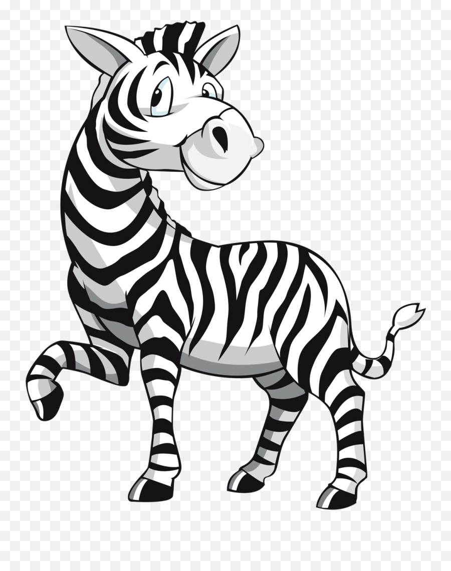 Desenho Zebra Png - Cartoon Animals Zebra Png Full Size Cartoon Zebra Png,Zebra Png