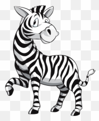 Desenho Zebra Png - Cartoon Animals Zebra Png Full Size Cartoon Zebra Png,Zebra Png