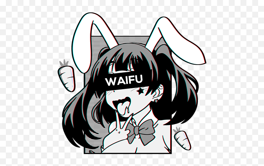 Ahegao Hoodie Lewd Anime Face And - Waifu Material Sticker Png,Ahegao Face Transparent