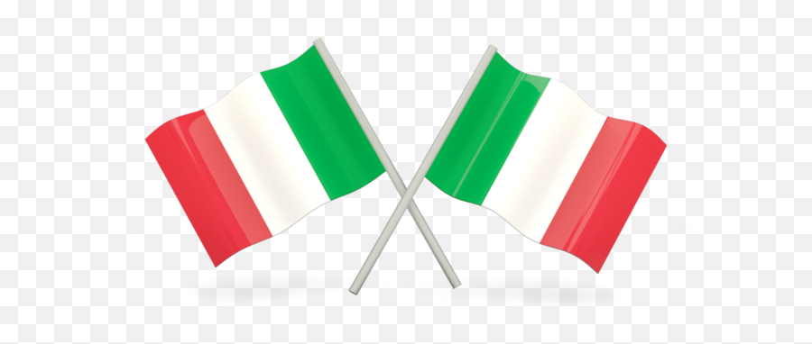 Two Wavy Flags - Two French Flag Png,Italian Flag Png