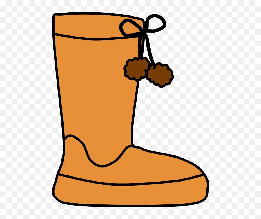 Boots - Winter Boots Clipart Png,Pom Pom Png