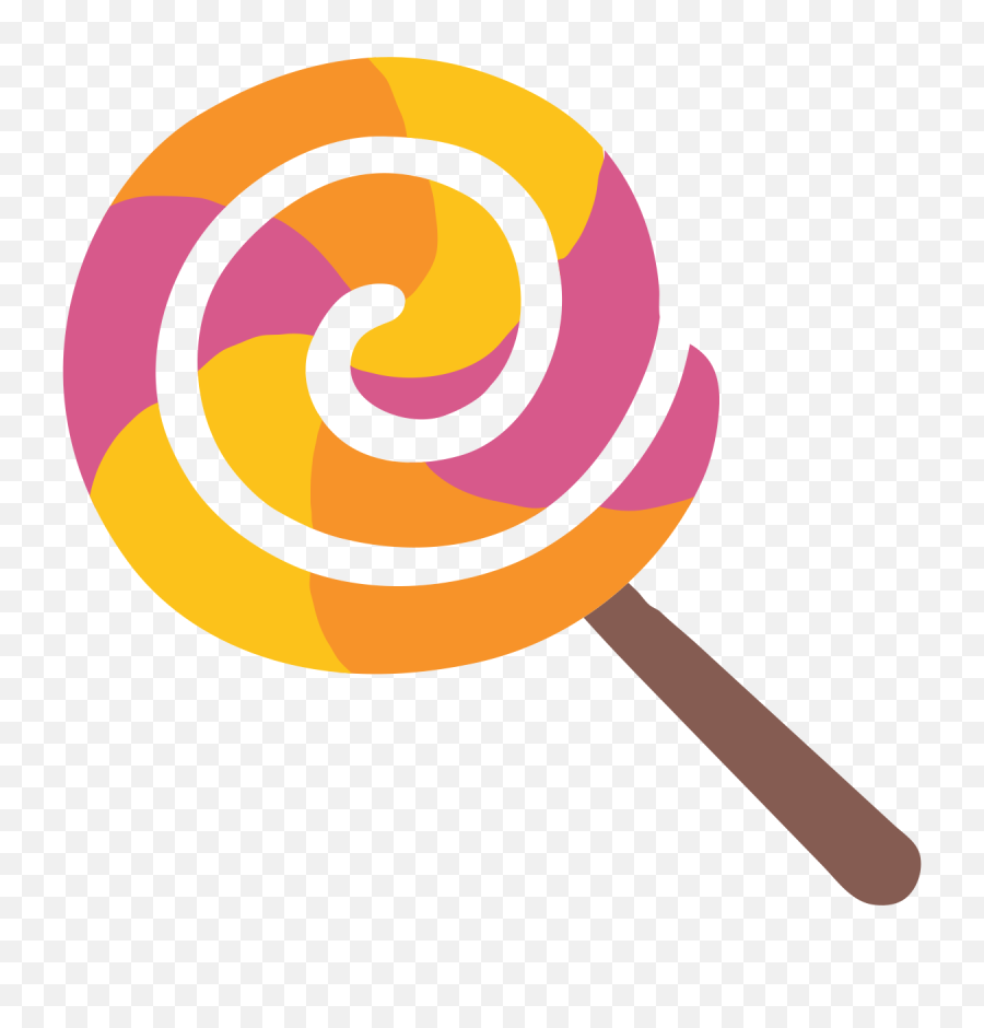 Emoji U1f36d - Lollipop Svg Png,100 Emoji Transparent Background