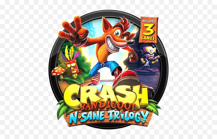 Details About Crash Bandicoot N Sane Trilogy Microsoft Xbox One Cortex Strikes Back Warped - Crash Bandicoot Ps4 Png,Crash Bandicoot Logo Png