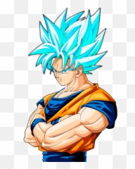 Download Goku Super Saiyan God Ssj - Sangoku Blue png