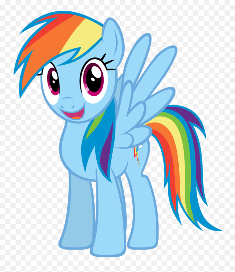 Rainbow Dash Smiling Transparent Png - My Little Pony Rainbow Dash,Rainbow Dash Png