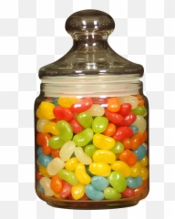 Jelly Bean - Transparent Background Jar Png