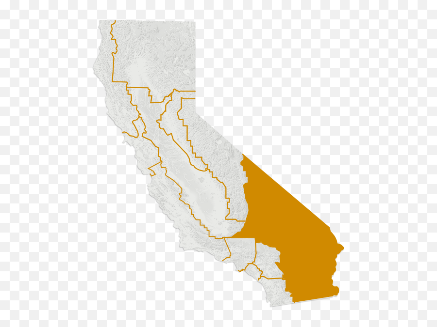 Discover The Deserts Visit California - California Desert Region Map Png,California Map Png