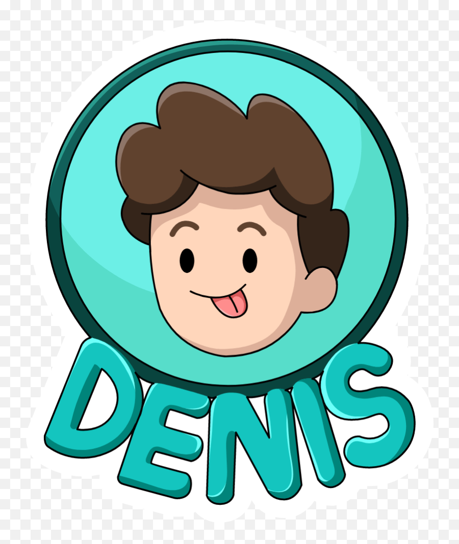 Youtuber Denis Logo Sticker - Happy Png,Albertsstuff Logo