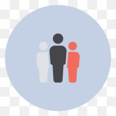 Crowd Of People Top View Png Circle - Sharing