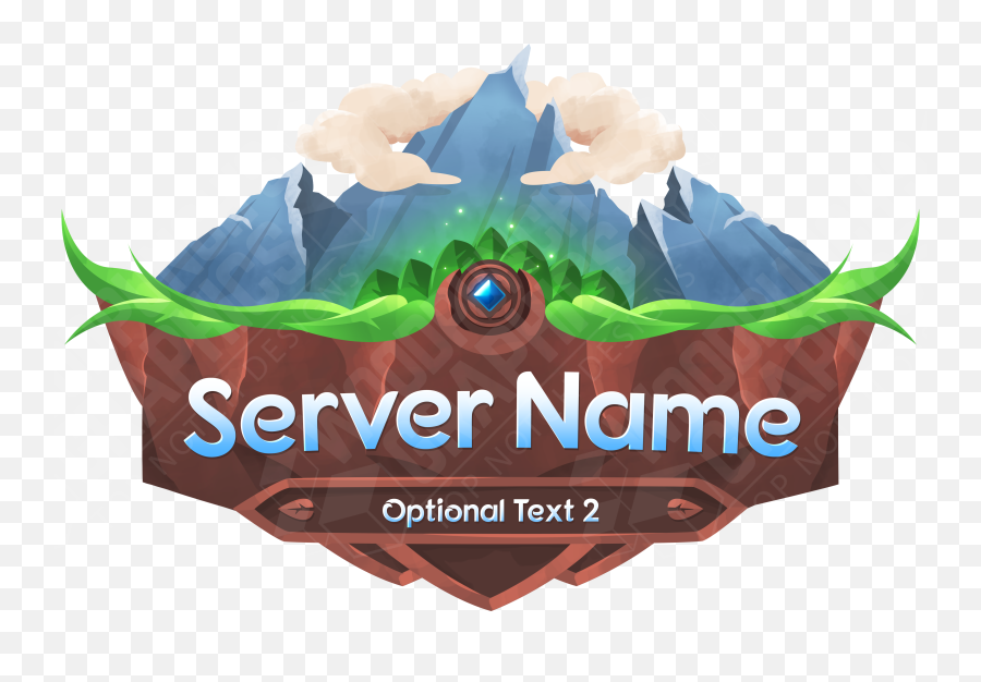 Mountain Range - Minecraft Serwer Logo Edit Png,Minecraft Server Logos