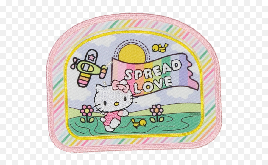 Hello Kitty Spread Love Embroidered - Decorative Png,Hello Kitty Transparent