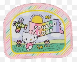 Hello Kitty Spread Love Embroidered - Decorative png