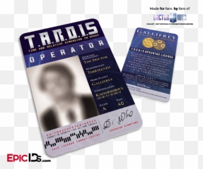 Download Tardis U0027doctor Whou0027 Operator License - Doctor PNG Card 10