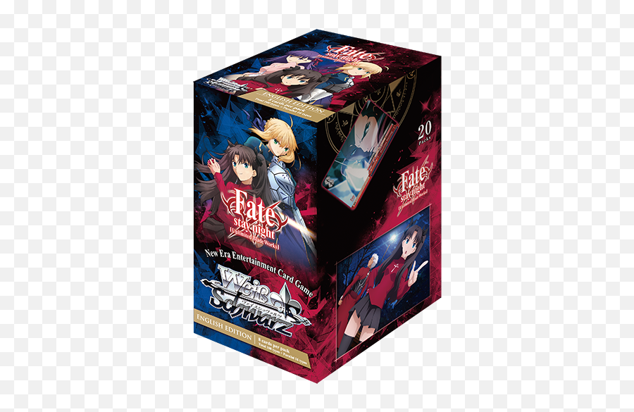 Booster Pack Fatestay Night Unlimited Blade Works Weiß - Fate Stay Night Card Game Png,Fate Stay Night Logo