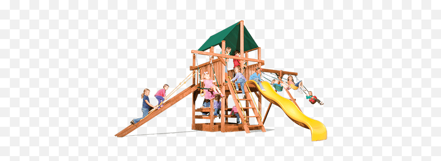 Playhouse Xl 6u0027 - A Woodplay Playsets Playground Png,Swingset Icon