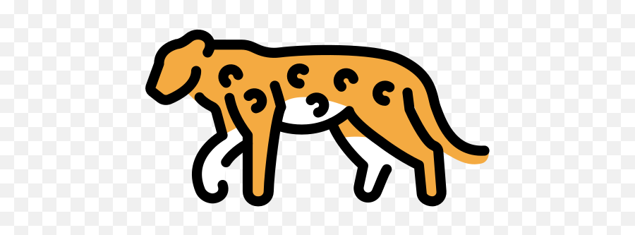 Leopard Emoji - Emoji Leopard Png,Leopard Icon