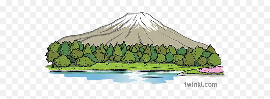 Icon Landmark Usa Ks1 Illustration - Natural Landscape Png,Mt Fuji Icon