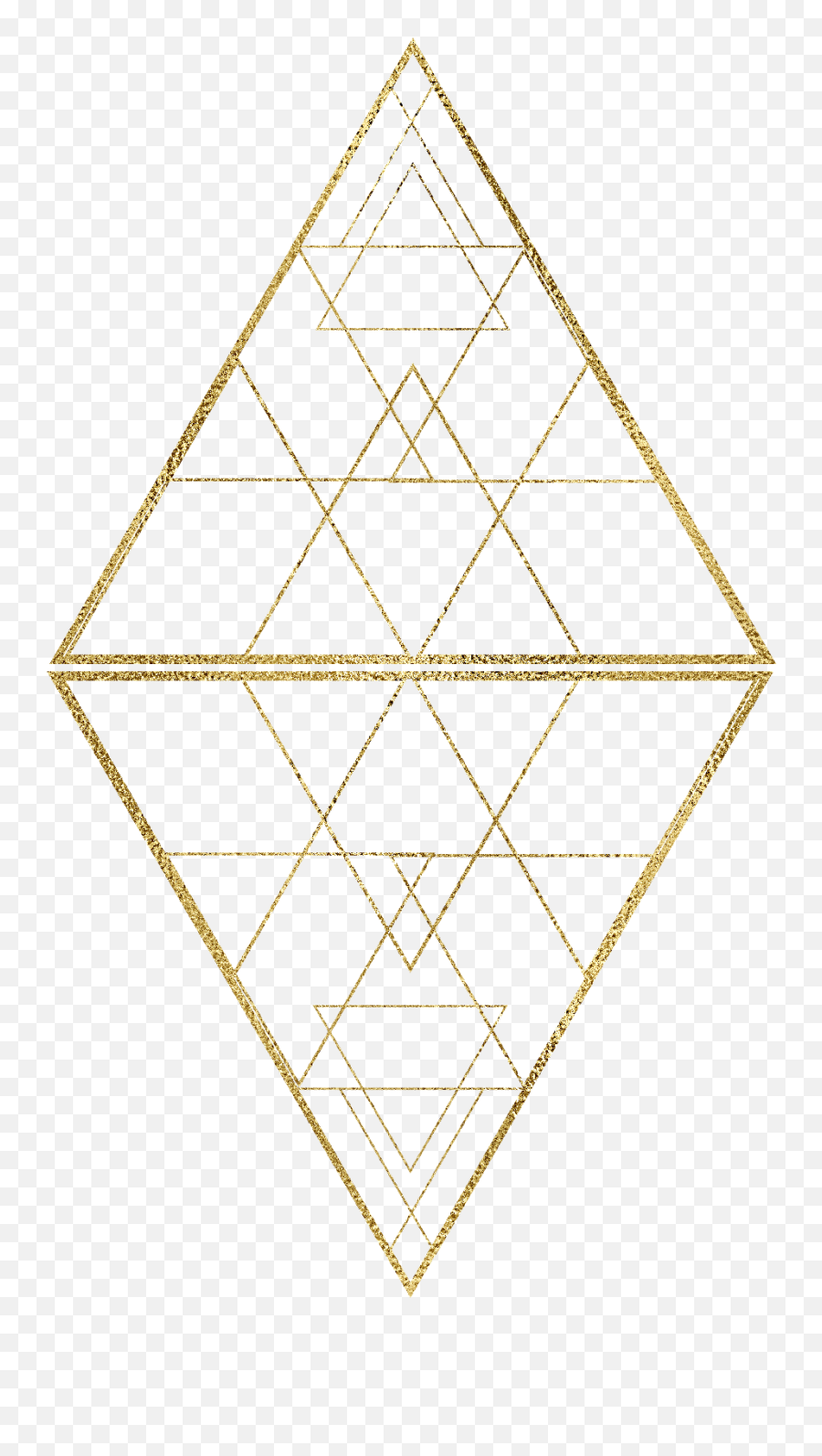 Golden Hd Image Free Png Clipart - Triangle,Triangle Pattern Png
