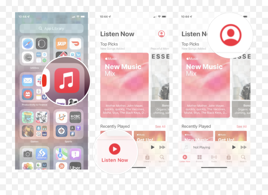 How To Switch Between Apple Music Individual And Family - Technology Applications Png,Manage Account Icon