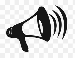 Bull Horn Icon - Megaphone Clipart Png