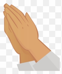 Praying Hands Transparent Clipart 1 - Clipart World White Background png