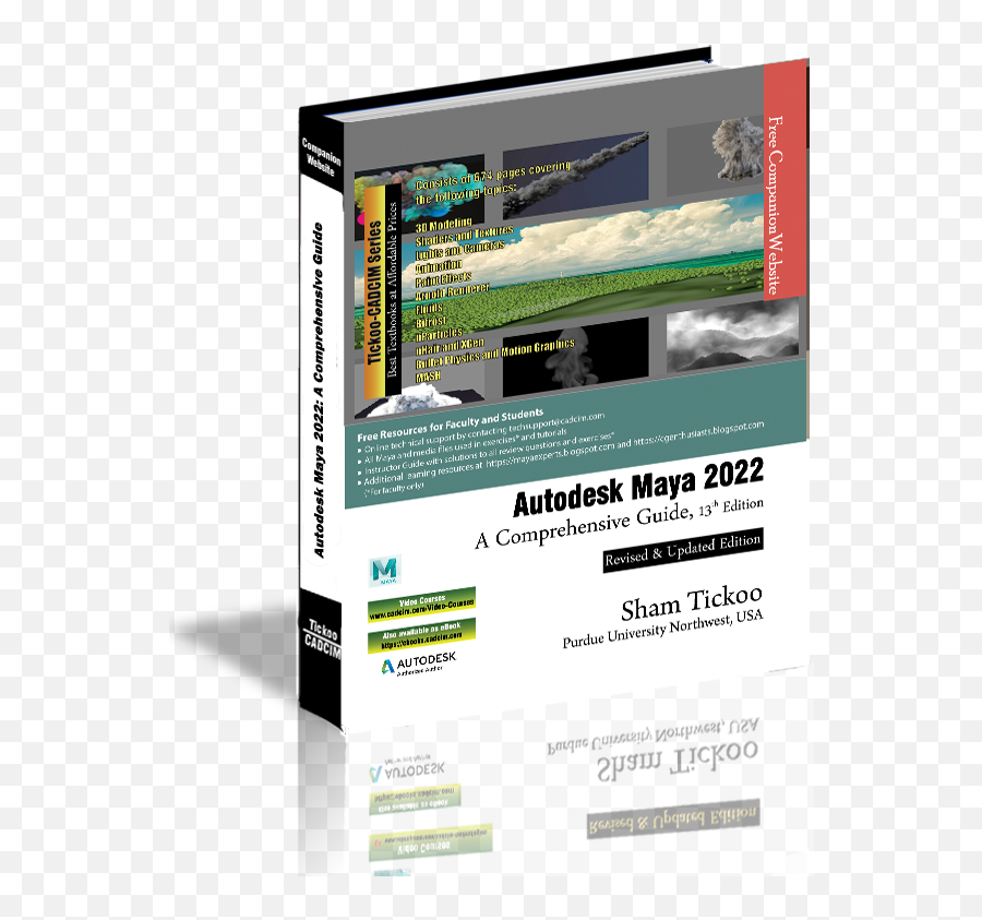 Autodesk Maya 2022 A Comprehensive Guide Book By Prof Sham - Autodesk Maya A Comprehensive 13th Edition Png,Maya Icon Png