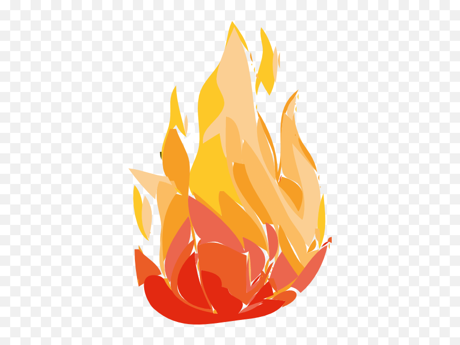 Download Fire Flames Clipart Gif - Cartoon Bush On Fire Illustration Png,Cartoon Fire Png