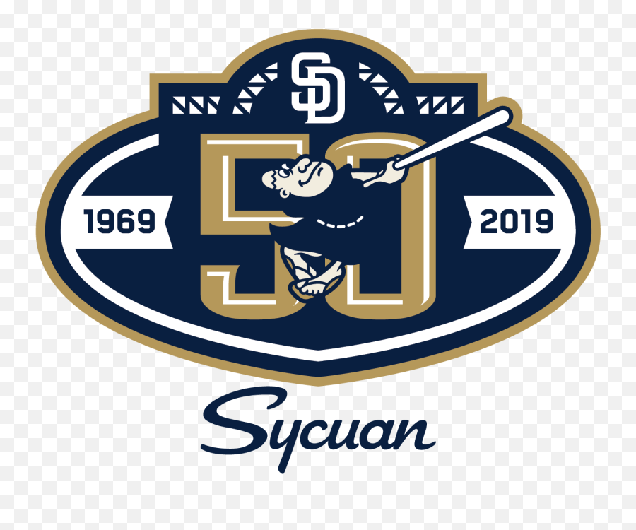 Padres Unveil 50th Anniversary Logo - San Diego Padres 50th Anniversary Png,At Logo