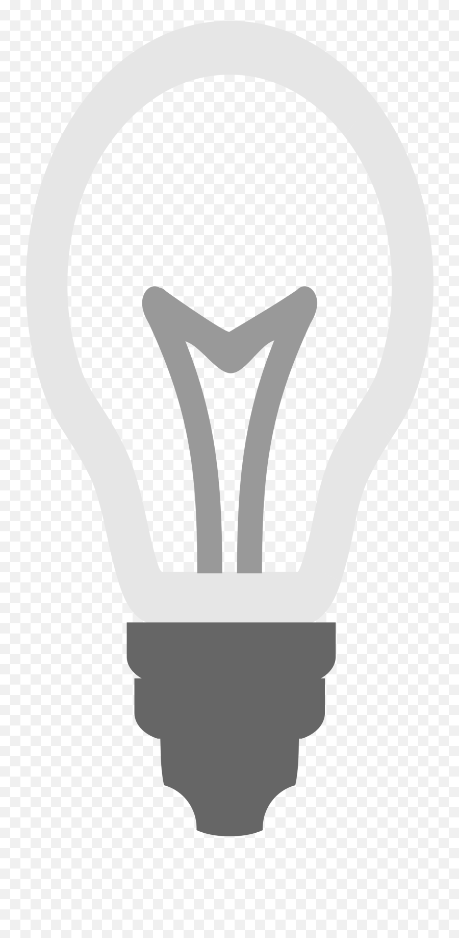 Bulb Icon Clipart - Compact Fluorescent Lamp Png,Light Buld Icon