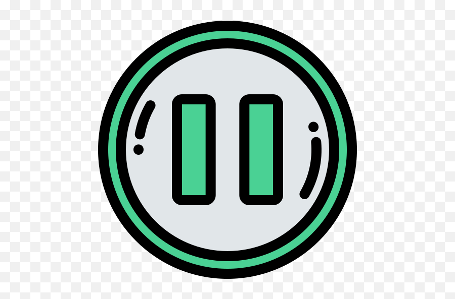Pause Button - Free Multimedia Icons Boton Pausa Png,Flipgrid Icon