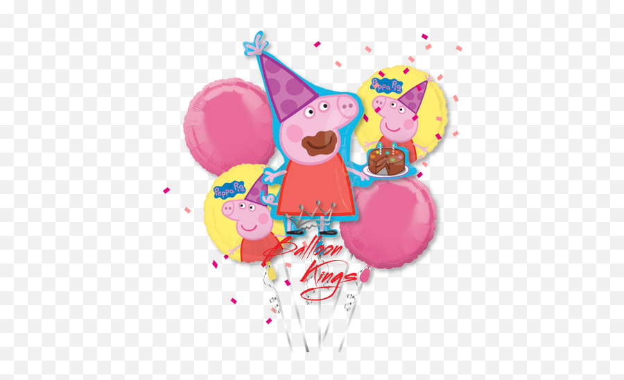 Peppa Pig Bouquet - Peppa Pig Birthday Png,Peppa Pig Png