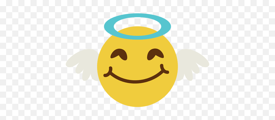 Smiling Angel Face Emoticon 6 - Smiling Elf Emoji Png,Angel Halo Transparent Background