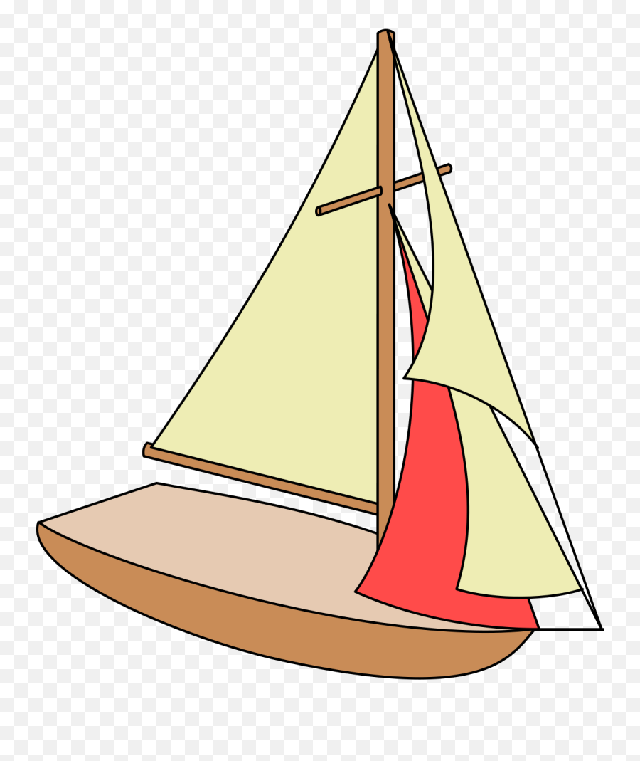 Fileyacht Foresailsvg - Wikimedia Commons Different Types Of Sails Png,Sailing Icon