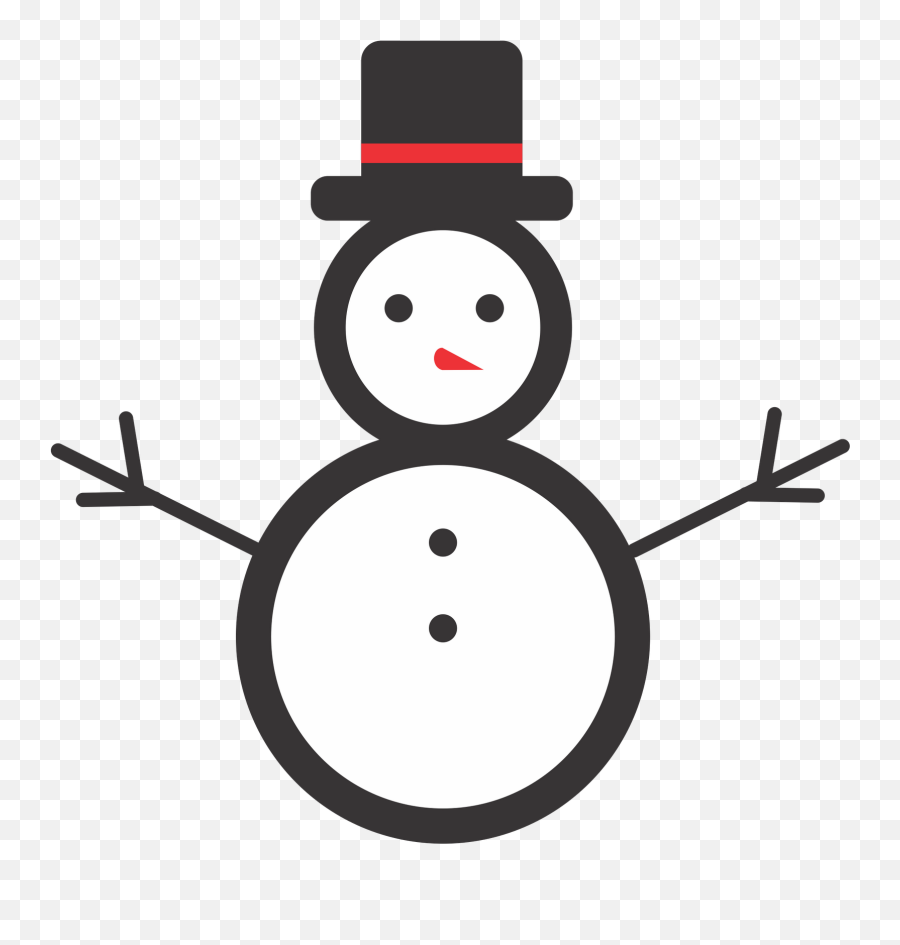 Snowman Illustrator For Christmas Holidays Clipart - Full Dot Png,Snowman Icon Free