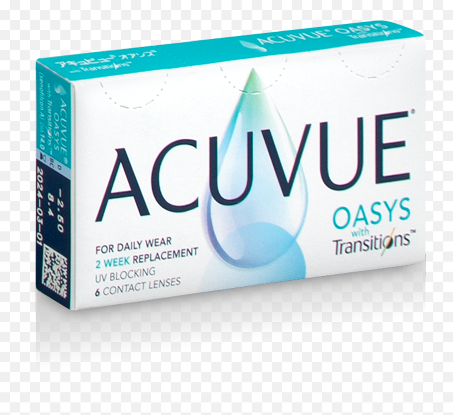 Acuvue Oasys With Transitions 6 Pack - Contact Lenses Soft Png,Icon Eyecare Grand Junction