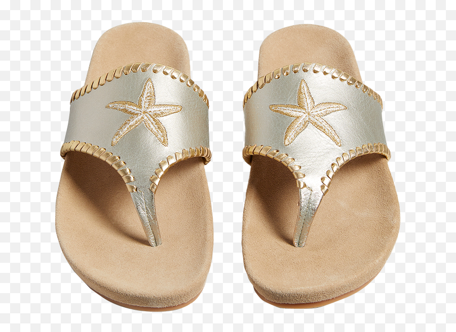 Embroidered Starfish Comfort Jacks - Jack Rogers Usa Open Toe Png,Starfish Small Icon