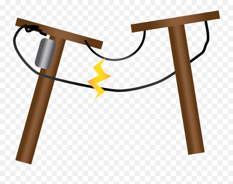Falling Powerlines Clipart - Full Size Clipart 3580832 Fallen Power Lines Png,Powerline Icon