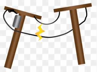 Falling Powerlines Clipart - Full Size 3580832 Fallen Lines Png