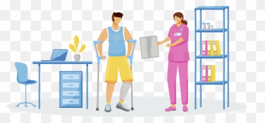 Doctor Advice Icon - Download in Flat Style Hospital Animado Rehabilitacion png