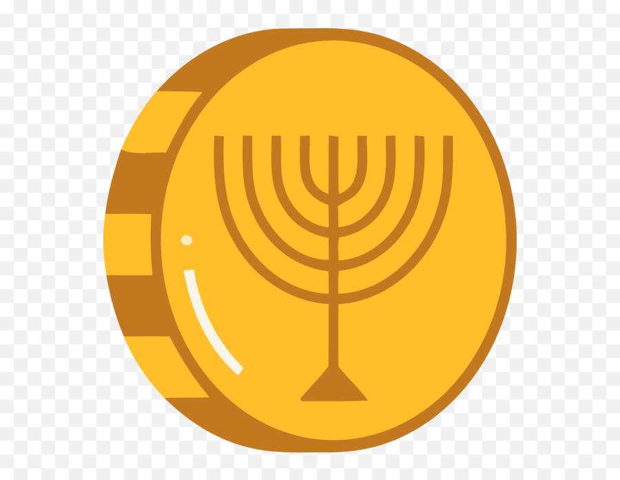 Download Hanukkah Yellow Circle Symbol For Happy Themes Hq - Menorah Png,Gold Menorah Icon