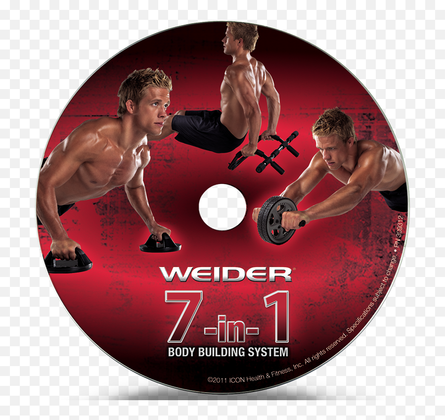 Download 7 In 1 Body Building System - Label Png Image With For Soccer,Icon Weider
