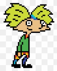 Hey Arnold Pixel Art Transparent Png - Arnold Hey Arnold Pixel Art,Hey Arnold Png