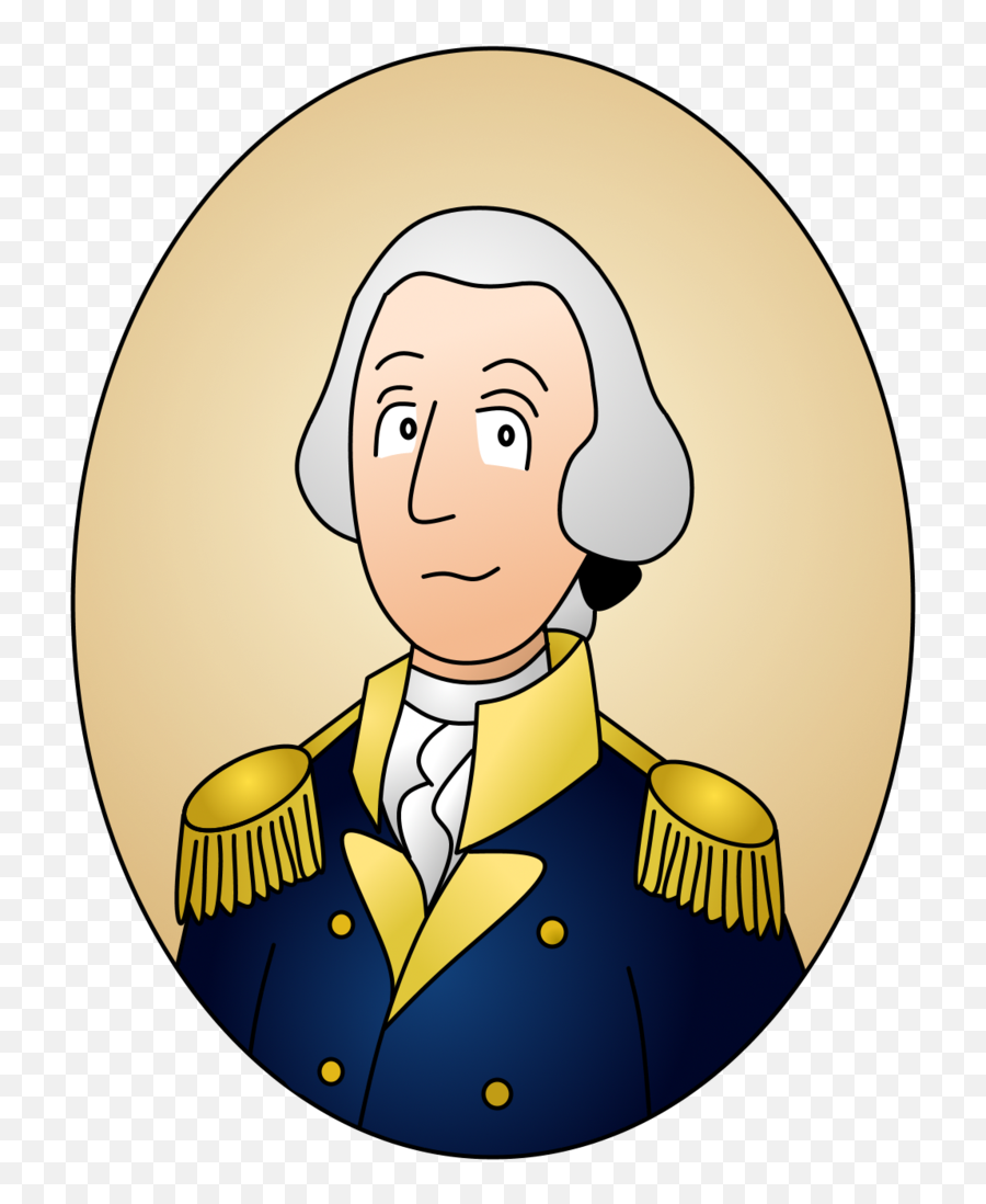 Clip Art A Portrait Of General - General George Washington Draw Cartoon George Washington Png,George Washington Png