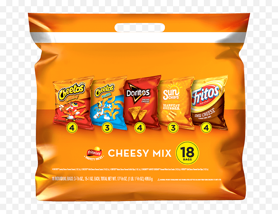 Frito - Lay Cheesy Mix Variety Pack Variety Packs Frito Lay Cheesy Mix Png,Lays Png