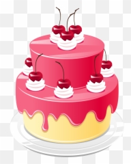 Happy Birthday Cake Png Images - Clipart