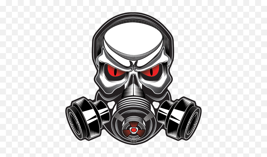 Gas Mask Skull Drawing - Armageddon Mfg Logo Png,Gas Mask Transparent Background